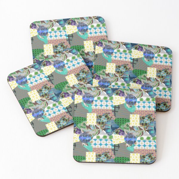 Item preview, Crazy Collage Repeating Pattern designed and sold by Orla Cahill.
