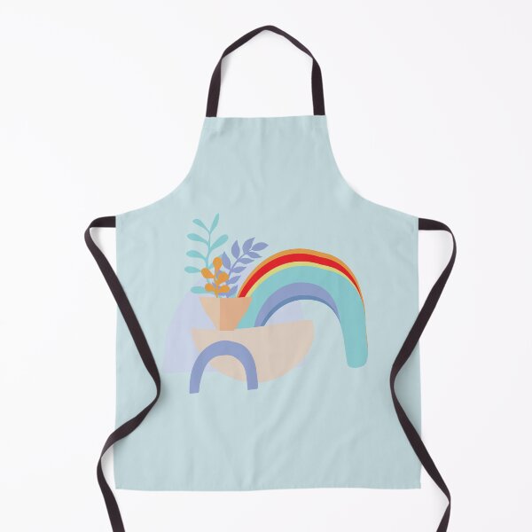 Item preview, Rainbow Colorful Flowers Plants Minimal Art designed and sold by Anna Lemos.
