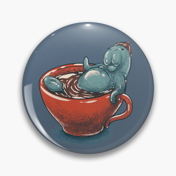 Item preview, ManaTea | Chubby Manatee Chilling in a Tea Cup - Just Chill | Coffee Mug Dugong | Mana Tea | Manatee County designed and sold by Any Color Designs.