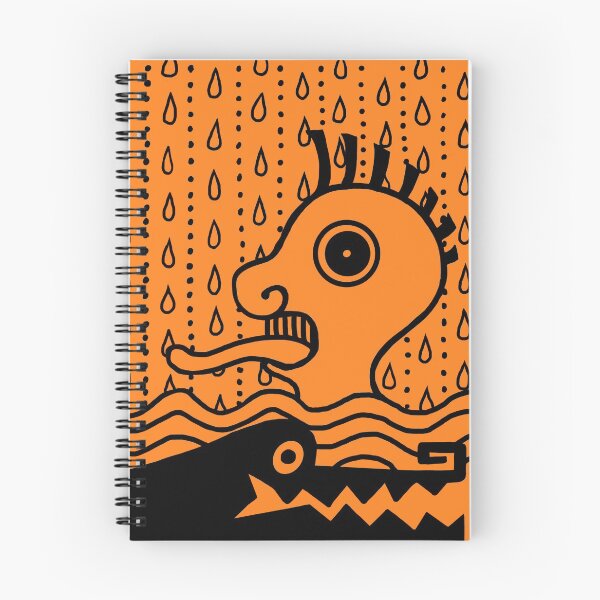 Item preview, Only Happy When it Rains - Orange designed and sold by AnnieSingerArt.