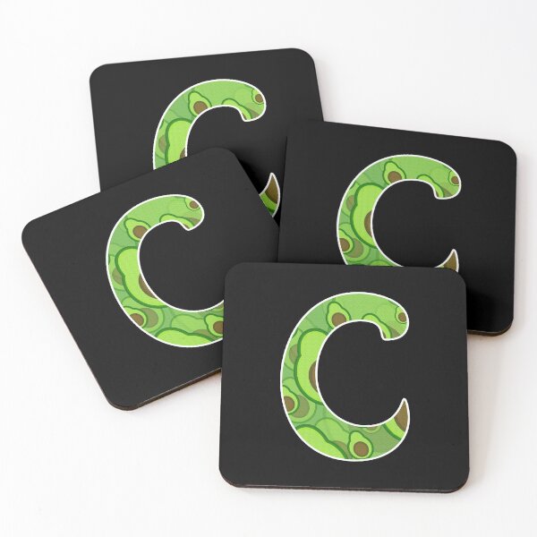 Item preview, Avocado Pattern Monogram - Letter C designed and sold by dylanxh.