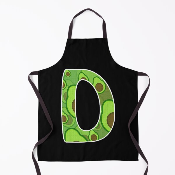 Item preview, Avocado Pattern Monogram - Letter D designed and sold by dylanxh.