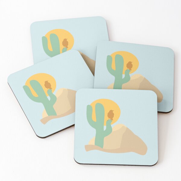 Item preview, Desert Dune Cactus Bird Sunrise Sunny Day designed and sold by Anna Lemos.