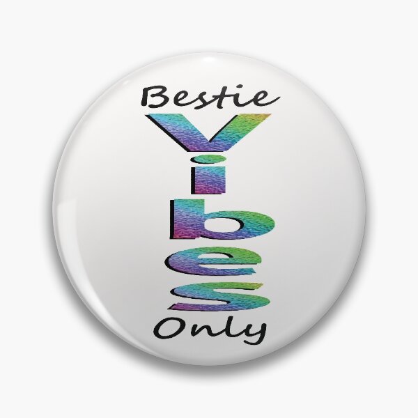 Item preview, Bestie Vibes Only Rainbow colors designed and sold by JAZTshirt.