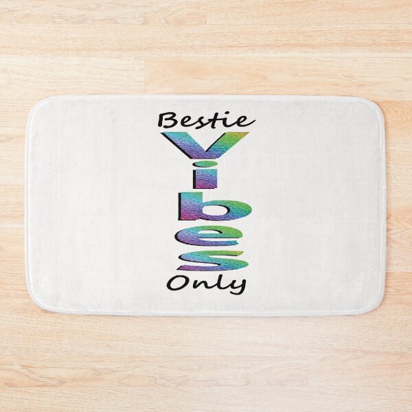 Item preview, Bestie Vibes Only Rainbow colors designed and sold by JAZTshirt.