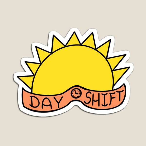 Item preview, Day Shift Represent! designed and sold by BeforeTheCrypt.