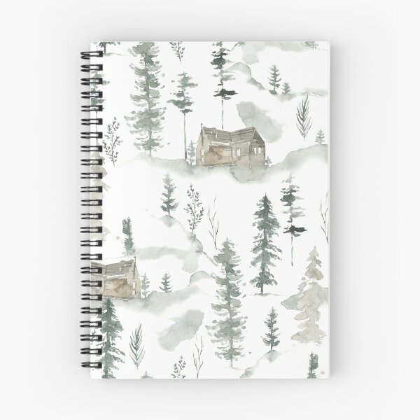 Item preview, Wood Cabin Forest Pattern designed and sold by NoSpecialShop.