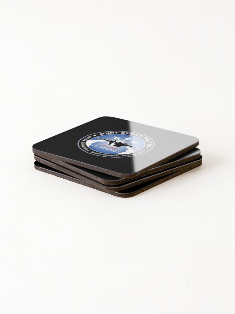 Thumbnail 4 of 5, Coasters (Set of 4), F-35 Program Logo designed and sold by RaysonCa.