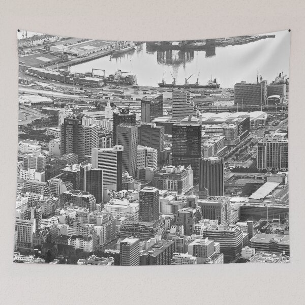 Item preview, Cape Town City Harbor aerial view, South Africa  designed and sold by worldways.