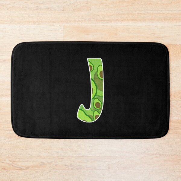 Item preview, Avocado Pattern Monogram - Letter J designed and sold by dylanxh.