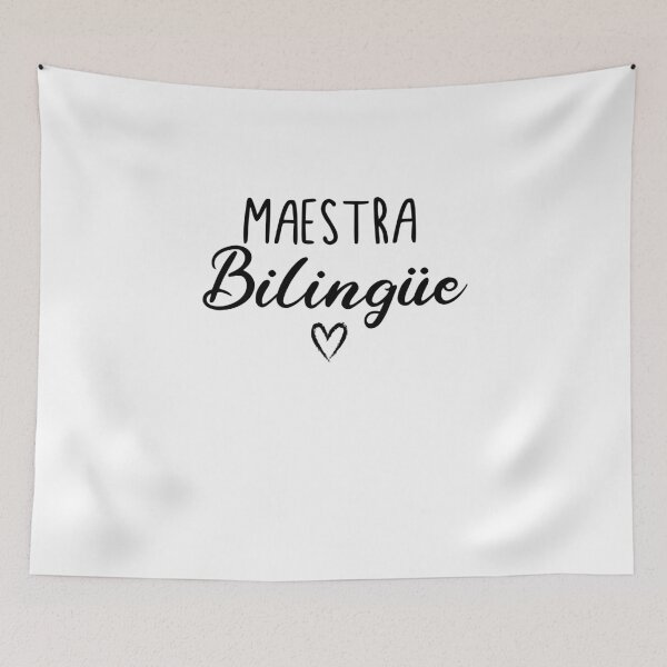 Item preview, Maestra Bilingue: Funny, Spanish, Latina Mexican Maestra Spanish, Bilingual Dual Immersion Teacher designed and sold by Simoakn.