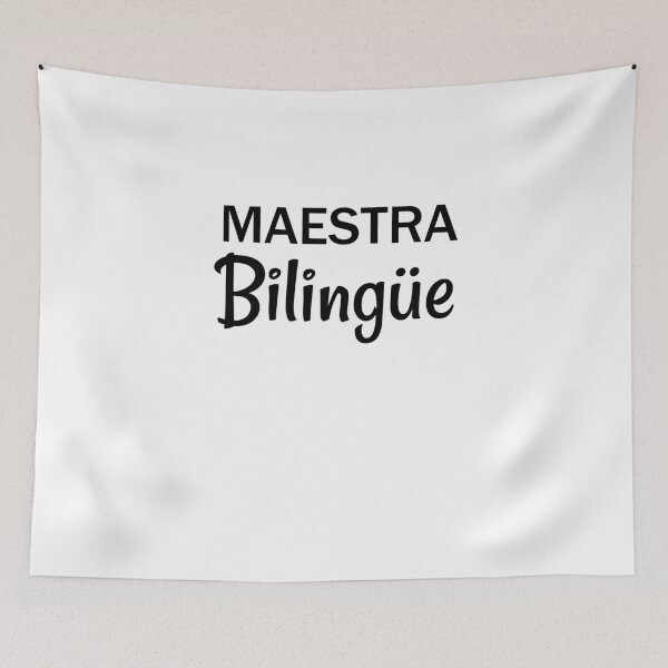 Item preview, Maestra Bilingue: Funny, Spanish, Latina Mexican Maestra Spanish, Bilingual Dual Immersion Teacher designed and sold by Simoakn.