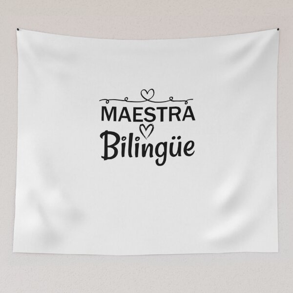 Item preview, Maestra Bilingue: Funny, Spanish, Latina Mexican Maestra Spanish, Bilingual Dual Immersion Teacher designed and sold by Simoakn.