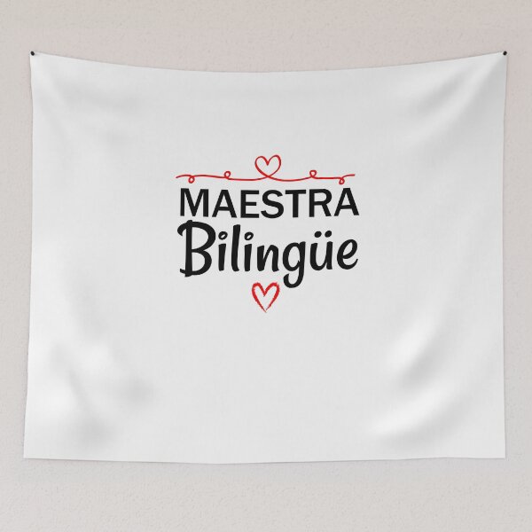 Item preview, Maestra Bilingue: Funny, Spanish, Latina Mexican Maestra Spanish, Bilingual Dual Immersion Teacher designed and sold by Simoakn.