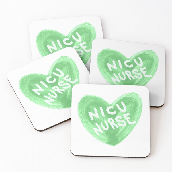 Item preview, NICU Nurse Green Heart 2 designed and sold by SShifflerArt.