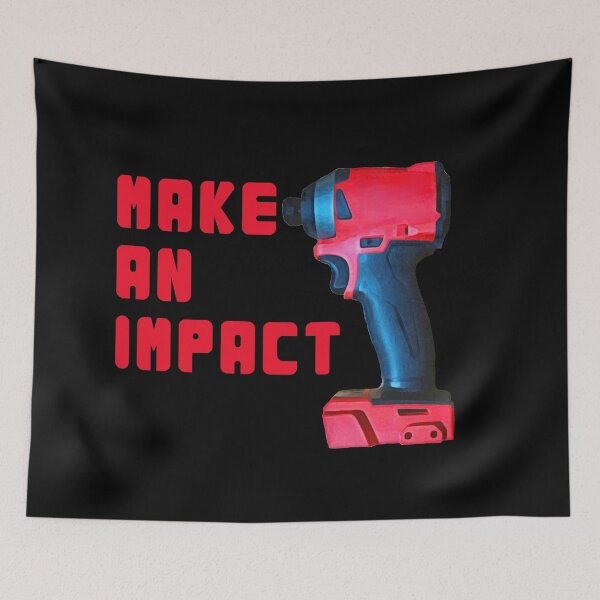 Item preview, Make an Impact - Red 18v Impact Driver designed and sold by yurahbom.