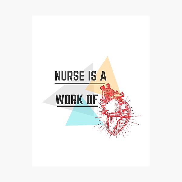 Artikelvorschau, Pflegen Sie eine Arbeit des Herzens entworfen und verkauft von Nursebeyond.