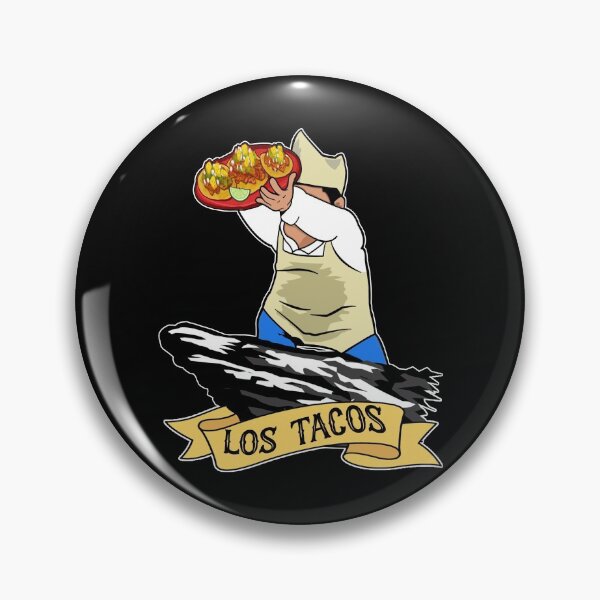 Item preview, Los Tacos Funny Mexican Design with a Taquero and Tacos al Pastor designed and sold by Socami.