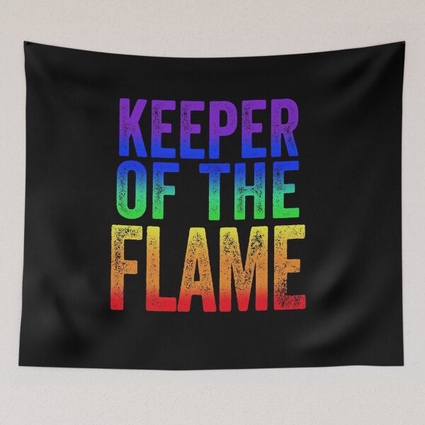 Item preview, Keeper Of The Flame Gay Pride Graphic designed and sold by conceptcreature.