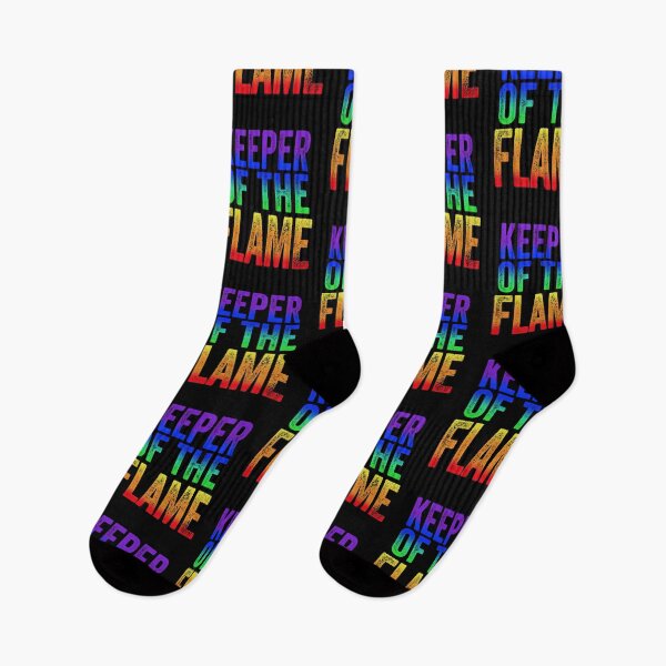 Item preview, Keeper Of The Flame Gay Pride Graphic designed and sold by conceptcreature.