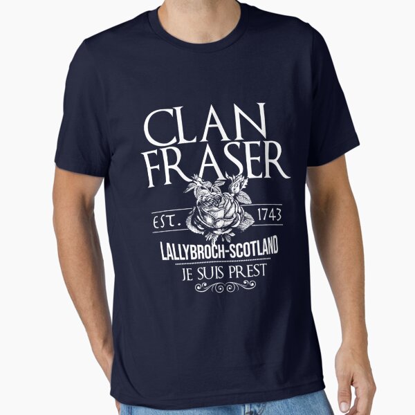 Aperçu de l'œuvre Clan Fraser EST 1743 Lallybroch Écosse Je Suis Prest créée et vendue par Marry1102.