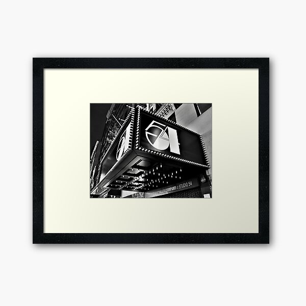 Studio 54 New York City Framed Art Print