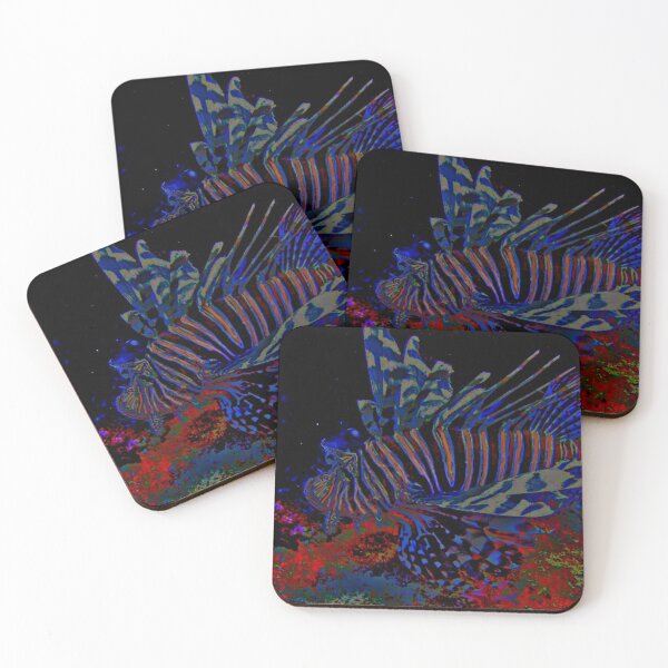 Item preview, neon tropical lionfish 1 DIGITAL TRENDs  designed and sold by THE AMERICAN TEEVANGELIST.