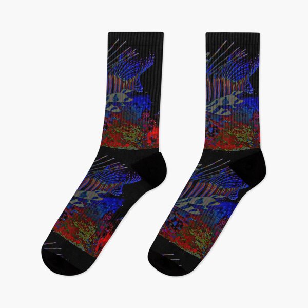 Item preview, neon tropical lionfish 1 DIGITAL TRENDs  designed and sold by THE AMERICAN TEEVANGELIST.