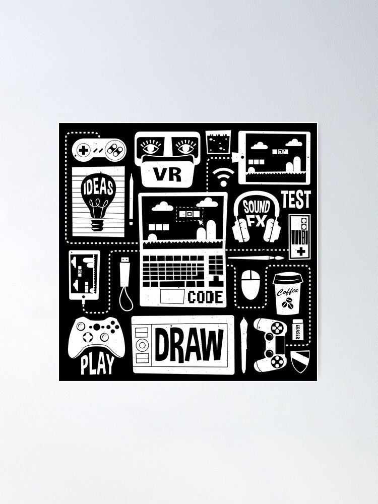 Thumbnail 2 von 3, Poster, Es ist eine Game Dev World designt und verkauft von douglashand.
