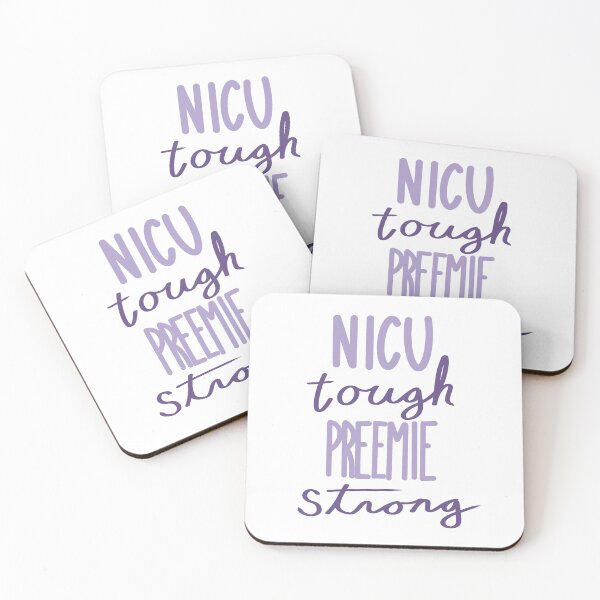 Item preview, NICU Tough, Preemie Strong (purples) designed and sold by SShifflerArt.