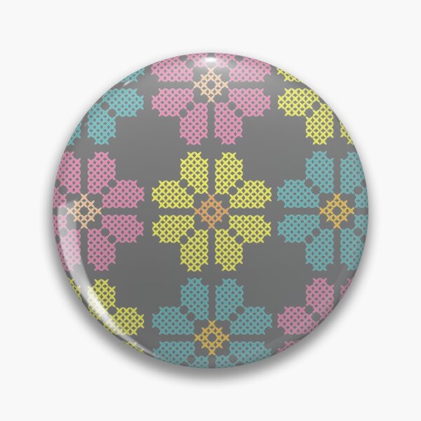 Item preview, Spring Color Flower Pattern designed and sold by StitchyWitchy.