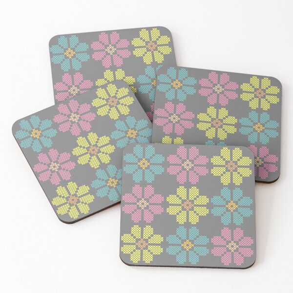 Item preview, Spring Color Flower Pattern designed and sold by StitchyWitchy.
