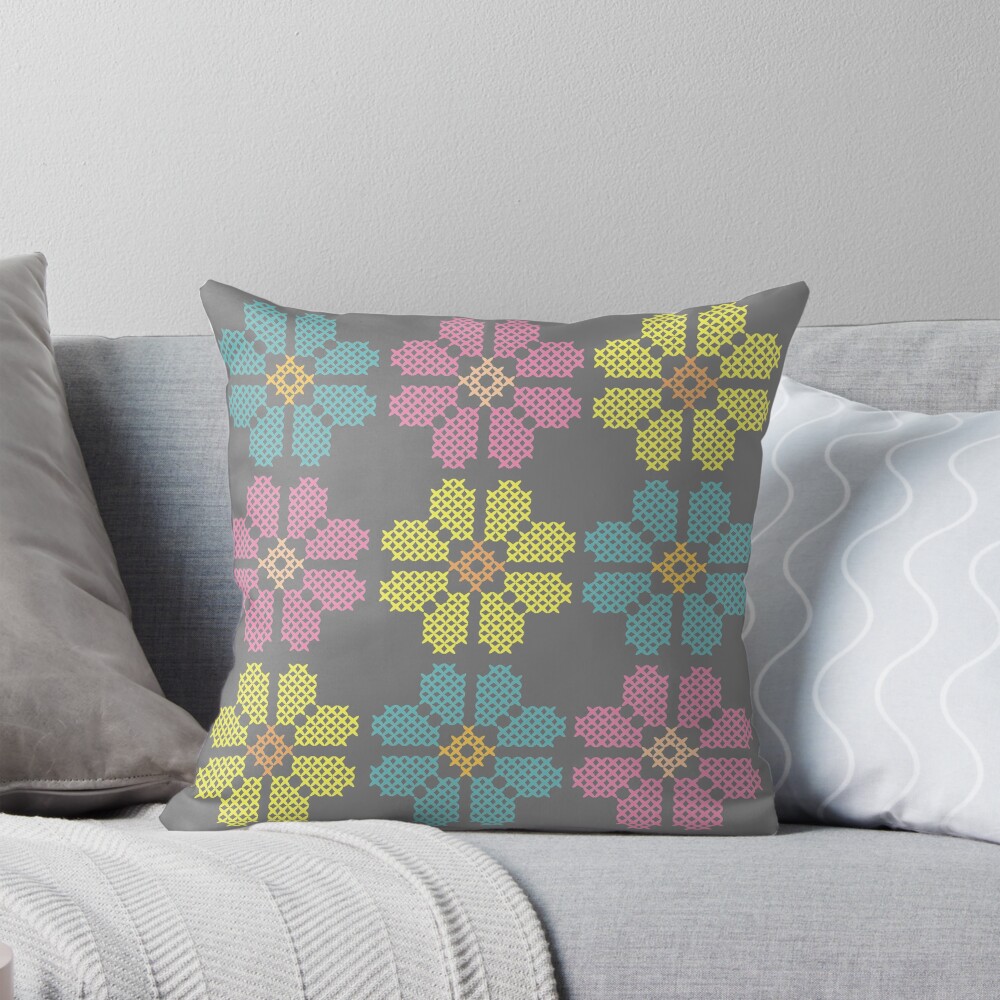 Item preview, Throw Pillow designed and sold by StitchyWitchy.
