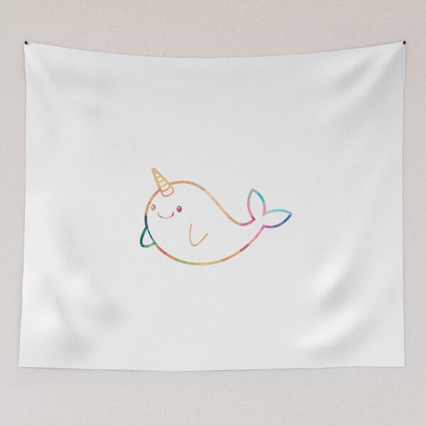 Item preview, Lindo contorno de narval arco iris designed and sold by Matt Ballinger.