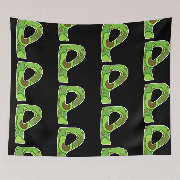 Item preview, Avocado Pattern Monogram - Letter P designed and sold by dylanxh.