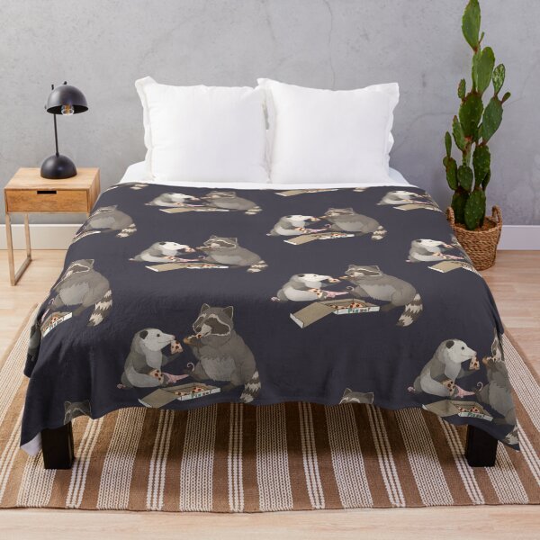 Item preview, Possum and Raccoon eating pizza designed and sold by Mehu.