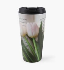 Tulips and Literature Travel Mug