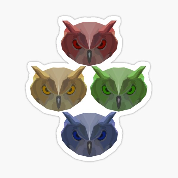 All of the Owls! Sticker