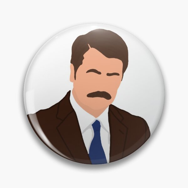 Item preview, Ron Swanson - Parks and Recreation Headshot graphic  designed and sold by GirlWander12.