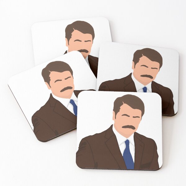 Item preview, Ron Swanson - Parks and Recreation Headshot graphic  designed and sold by GirlWander12.