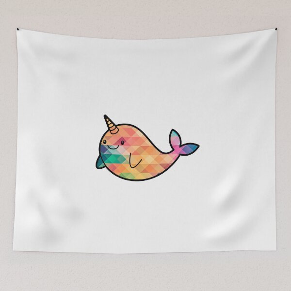 Item preview, Cute Kids Rainbow Narwhal Geometric Diamonds designed and sold by Matt Ballinger.