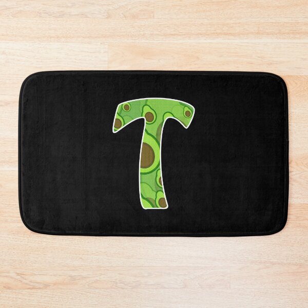 Item preview, Avocado Pattern Monogram - Letter T designed and sold by dylanxh.