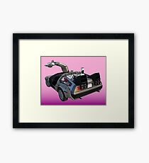 Delorean Framed Print