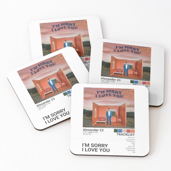 Item preview, I'm Sorry, I Love You Poster Sticker designed and sold by kira-eryn.