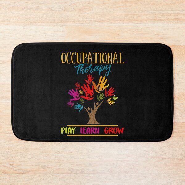 Aperçu de l'œuvre Ergothérapeute - Play Learn Grow Grow Workers OT créée et vendue par Dressed For  Duty.