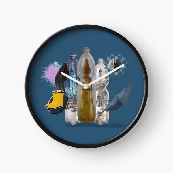 summer isolation Hermetic Lockdown in a PET bottle by Leo Haz Clock