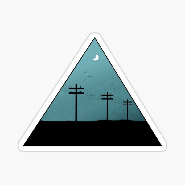 Item preview, Starry Sky Powerlines designed and sold by TheeForestFox Shop.