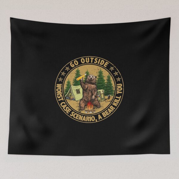 Item preview, Go Outside Worst Case Scenario A Bear Kill You Bear Beer designed and sold by BugattiDivo58.