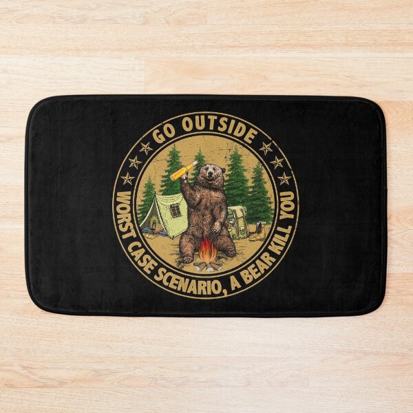 Item preview, Go Outside Worst Case Scenario A Bear Kill You Bear Beer designed and sold by BugattiDivo58.