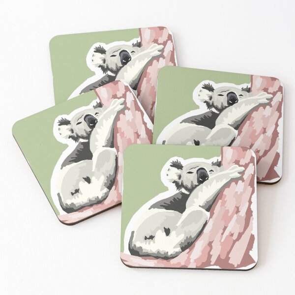 Item preview, Tree hugger koala designed and sold by shopsunwashed.